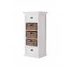 Nova Solo Halifax Grand Storage Unit With Basket Set - Front Side Angle