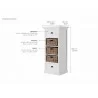 Nova Solo Halifax Grand Storage Unit With Basket Set - Dimension - Nova Solo Halifax Grand Storage Unit With Basket Set - Dimension