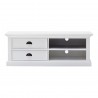 Nova Solo Halifax Entertainment &TV-Media Stand - White - Front Angle