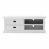 Nova Solo Halifax Entertainment &TV-Media Stand - White - Front Angle - Nova Solo Halifax Entertainment &TV-Media Stand - White - Front Angle