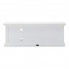 Nova Solo Halifax Entertainment &TV-Media Stand - White - Back Angle