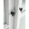 Nova Solo HALIFAX Double Glass Door Armoire or Vitrine with 8 shelves - Nova Solo HALIFAX Double Glass Door Armoire or Vitrine with 8 shelves