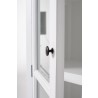 Nova Solo HALIFAX Double Glass Door Armoire or Vitrine with 8 shelves
