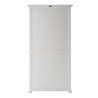 Nova Solo HALIFAX Double Glass Door Armoire or Vitrine with 8 shelves