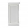 Nova Solo HALIFAX White Mahogany Nightstand with 3 Drawers