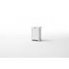 Nova Solo HALIFAX White Mahogany Nightstand with 3 Drawers