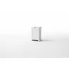 Nova Solo HALIFAX White Mahogany Nightstand with 3 Drawers - Nova Solo HALIFAX White Mahogany Nightstand with 3 Drawers