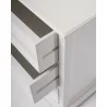Nova Solo Bedside Drawer Unit - Drawer Opened Top Angled - Nova Solo Bedside Drawer Unit - Drawer Opened Top Angled