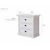 Nova Solo Bedside Drawer Unit - Dimension