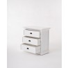 Nova Solo Bedside Drawer Unit - Drawers Opened Side View