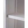 Nova Solo HALIFAX Single Glass Door Armoire or Vitrine with 4 Shelves - Closeup  Angle