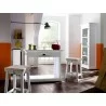Nova Solo HALIFAX Single Glass Door Armoire or Vitrine with 4 Shelves - Lifestyle - Nova Solo HALIFAX Single Glass Door Armoire or Vitrine with 4 Shelves - Lifestyle