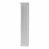 Nova Solo HALIFAX Single Glass Door Armoire or Vitrine with 4 Shelves - Side Angle - Nova Solo HALIFAX Single Glass Door Armoire or Vitrine with 4 Shelves - Side Angle