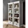 Nova Solo Halifax Bookcase with 1 Drawer - Lifestyle  Angle