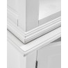 Nova Solo HALIFAX Single Tower Hutch Bookcase - Closeup Angle