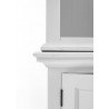 Nova Solo HALIFAX Single Tower Hutch Bookcase - Closeup Angle