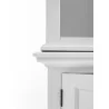 Nova Solo HALIFAX Single Tower Hutch Bookcase - Closeup Angle - Nova Solo HALIFAX Single Tower Hutch Bookcase - Closeup Angle