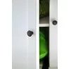 Nova Solo HALIFAX Single Tower Hutch Bookcase - Closeup Angle - Nova Solo HALIFAX Single Tower Hutch Bookcase - Closeup Angle