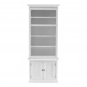 Nova Solo HALIFAX Single Tower Hutch Bookcase - Front Angle