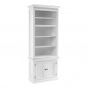 Nova Solo HALIFAX Single Tower Hutch Bookcase - Side Angle
