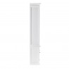 Nova Solo HALIFAX Single Tower Hutch Bookcase - Side Angle