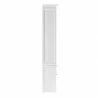 Nova Solo HALIFAX Single Tower Hutch Bookcase - Side Angle - Nova Solo HALIFAX Single Tower Hutch Bookcase - Side Angle