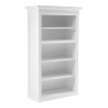 Nova Solo HALIFAX Single Tower Hutch Bookcase - Front Angle (Upper Shelf)