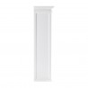 Nova Solo HALIFAX Single Tower Hutch Bookcase - Side Angle (Upper Shelf)