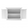 Nova Solo HALIFAX Single Tower Hutch Bookcase - Front Angle (Lower Shelf)