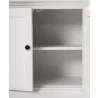 Nova Solo HALIFAX Twin Tower Hutch Bookcase w/ 10 open shelves & 2 double doors - Closeup Angle - Nova Solo HALIFAX Twin Tower Hutch Bookcase w/ 10 open shelves & 2 double doors - Closeup Angle
