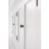 Nova Solo HALIFAX Twin Tower Hutch Bookcase w/ 10 open shelves & 2 double doors - Closeup Angle