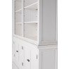 Nova Solo HALIFAX Twin Tower Hutch Bookcase w/ 10 open shelves & 2 double doors - Closeup Angle
