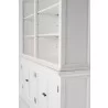 Nova Solo HALIFAX Twin Tower Hutch Bookcase w/ 10 open shelves & 2 double doors - Closeup Angle - Nova Solo HALIFAX Twin Tower Hutch Bookcase w/ 10 open shelves & 2 double doors - Closeup Angle