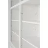 Nova Solo HALIFAX Twin Tower Hutch Bookcase w/ 10 open shelves & 2 double doors - Closeup Angle - Nova Solo HALIFAX Twin Tower Hutch Bookcase w/ 10 open shelves & 2 double doors - Closeup Angle
