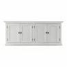 Nova Solo HALIFAX Twin Tower Hutch Bookcase w/ 10 open shelves & 2 double doors - Bottom Shelf Front Angle - Nova Solo HALIFAX Twin Tower Hutch Bookcase w/ 10 open shelves & 2 double doors - Bottom Shelf Front Angle