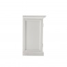 Nova Solo HALIFAX Twin Tower Hutch Bookcase w/ 10 open shelves & 2 double doors - Bottom Shelf Side Angle
