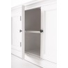Nova Solo HALIFAX Triple Bay Hutch Bookcase - Closeup Angle