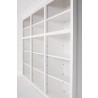 Nova Solo HALIFAX Triple Bay Hutch Bookcase - Closeup Angle