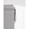 Nova Solo HALIFAX Triple Bay Hutch Bookcase - Closeup Angle