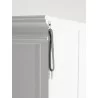 Nova Solo HALIFAX Triple Bay Hutch Bookcase - Closeup Angle - Nova Solo HALIFAX Triple Bay Hutch Bookcase - Closeup Angle