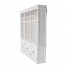 Nova Solo HALIFAX Triple Bay Hutch Bookcase - Side Angle