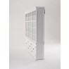Nova Solo HALIFAX Triple Bay Hutch Bookcase - Side Angle