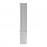 Nova Solo HALIFAX Triple Bay Hutch Bookcase - Side Angle