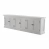 Nova Solo HALIFAX Triple Bay Hutch Bookcase - Bottom Shelf Front Angle - Nova Solo HALIFAX Triple Bay Hutch Bookcase - Bottom Shelf Front Angle