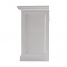 Nova Solo HALIFAX Triple Bay Hutch Bookcase - Bottom Shelf Side Angle