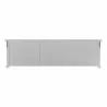 Nova Solo HALIFAX Triple Bay Hutch Bookcase - Bottom Shelf Back Angle - Nova Solo HALIFAX Triple Bay Hutch Bookcase - Bottom Shelf Back Angle