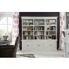 Nova Solo HALIFAX Triple Bay Hutch Bookcase - Lifestyle - Nova Solo HALIFAX Triple Bay Hutch Bookcase - Lifestyle
