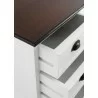 NovaSolo Halifax Accent Mahogany Wood Bedside Drawer Unit - NovaSolo Halifax Accent Mahogany Wood Bedside Drawer Unit