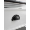 NovaSolo Halifax Accent Mahogany Wood Bedside Drawer Unit