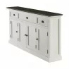 Nova Solo Halifax Contrast Buffet - Console Table - Front Side Angle - Nova Solo Halifax Contrast Buffet - Console Table - Front Side Angle